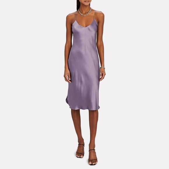 NILI LOTAN Satin-Finish Cami Dress - Picture 3 of 4